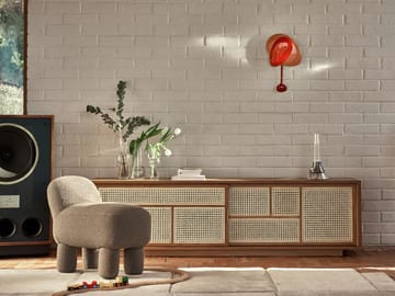 Mellow Clock väggklocka - Red - Design House Stockholm