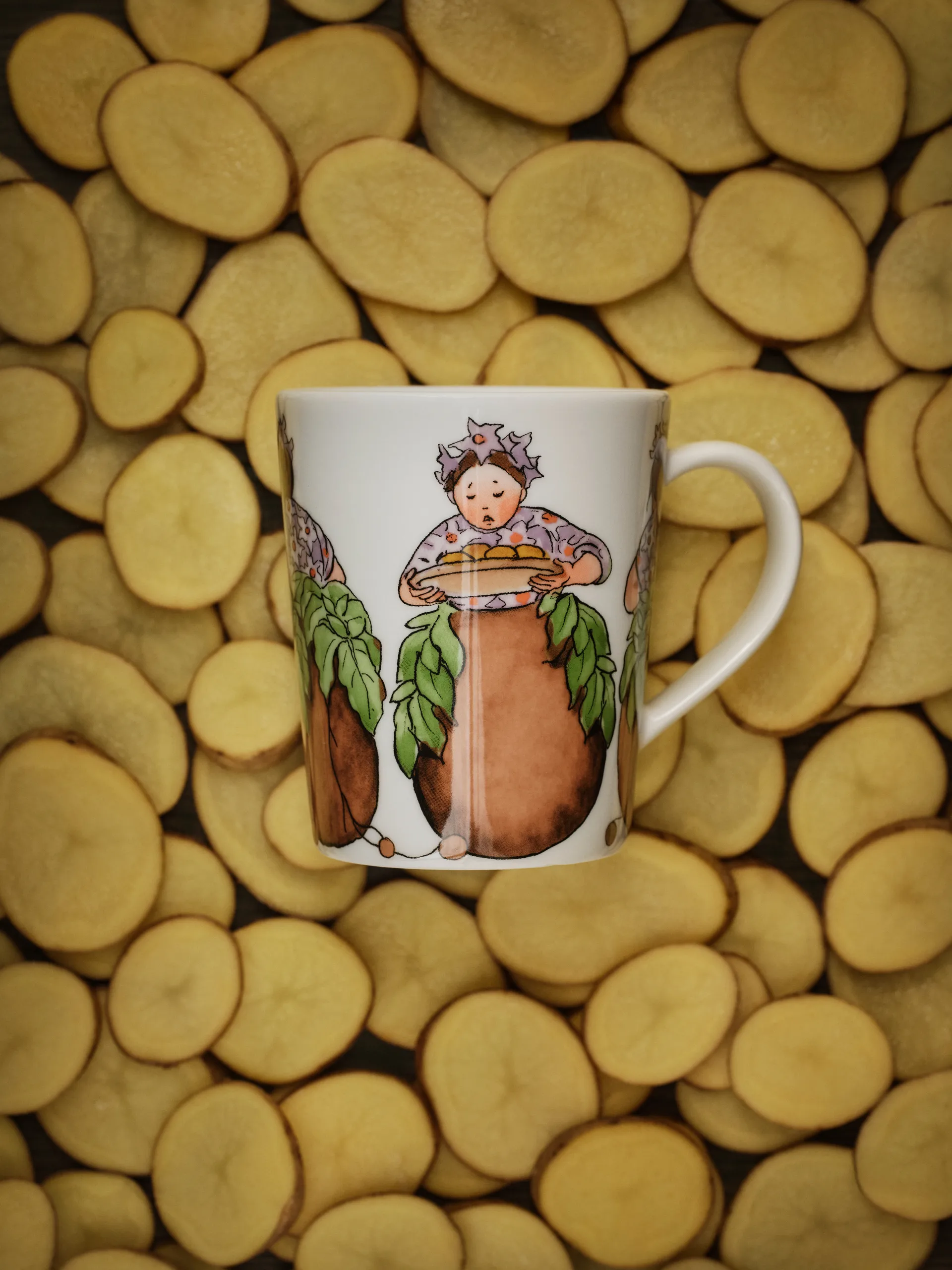 Mrs Potato mugg, 28 cl, med handtag Design House Stockholm