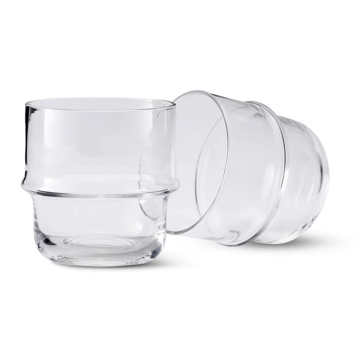 NM& Unda glas 2-pack - klar - Design House Stockholm