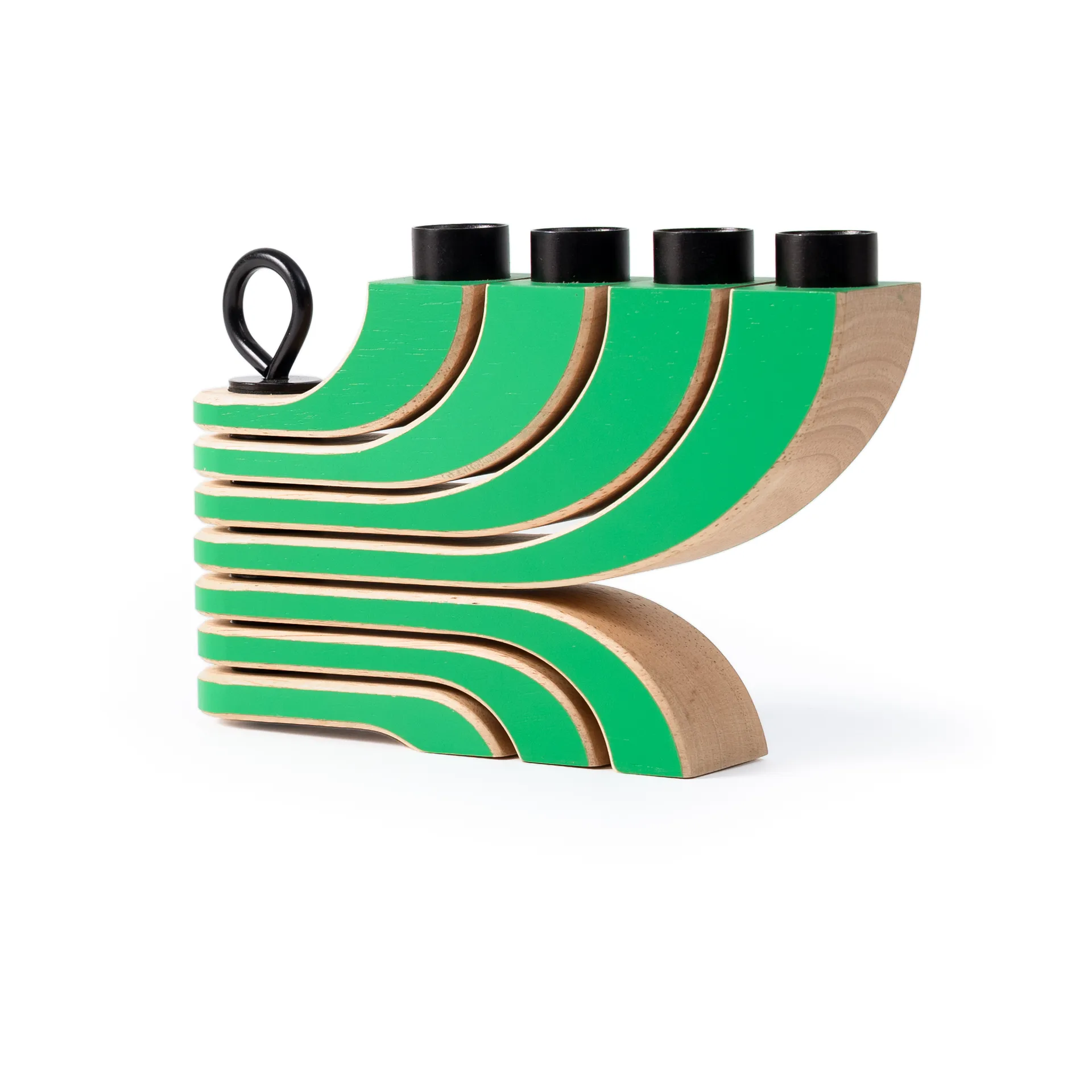 Nordic light ljusstake 4 armar, Grön Design House Stockholm