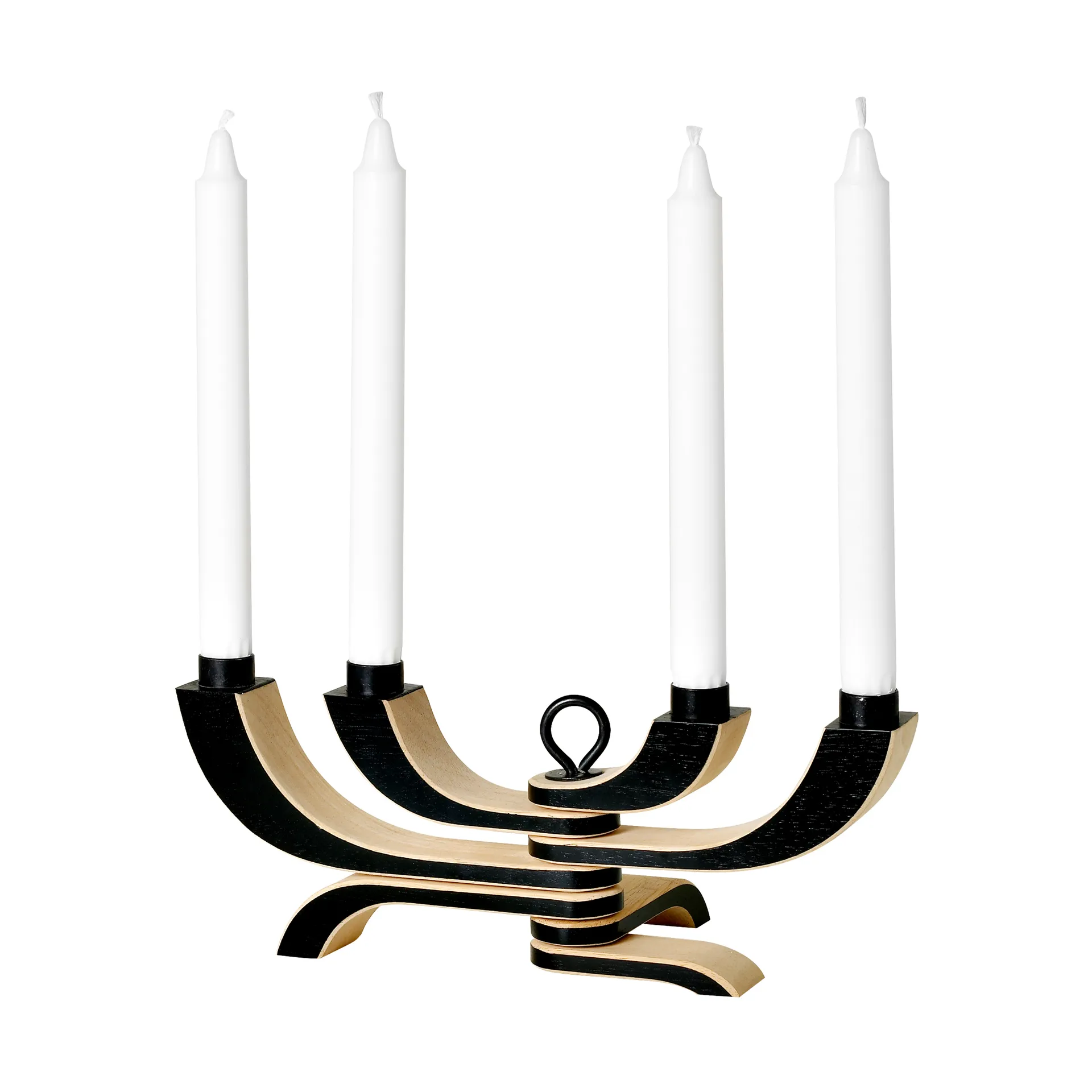 Nordic light ljusstake 4 armar, Svart Design House Stockholm