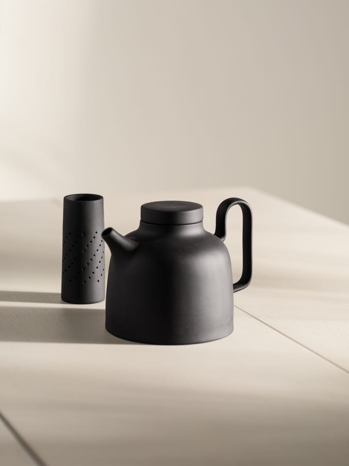 Sand tekanna 65 cl, Black clay Design House Stockholm