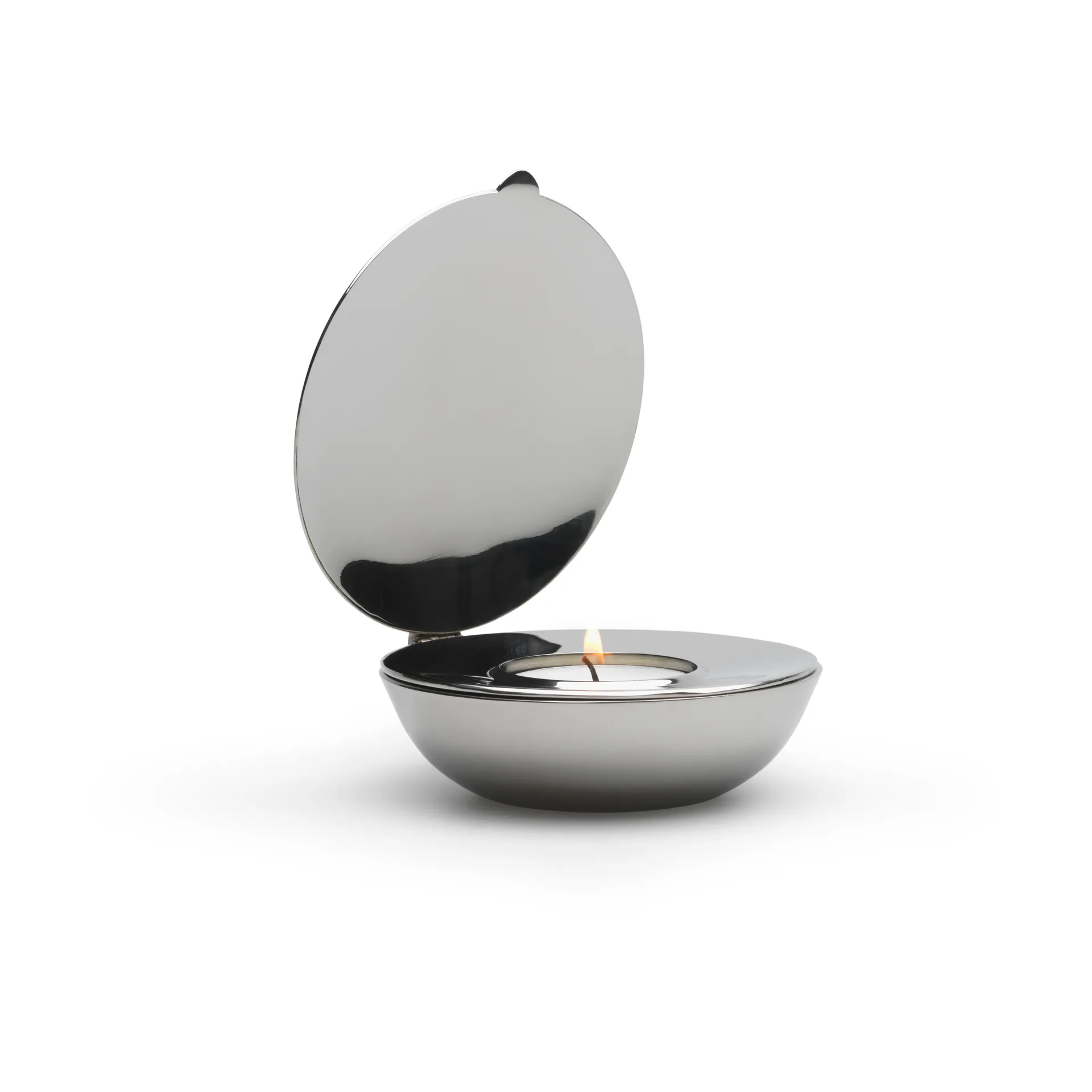 Shell ljuslykta, nickel Design House Stockholm