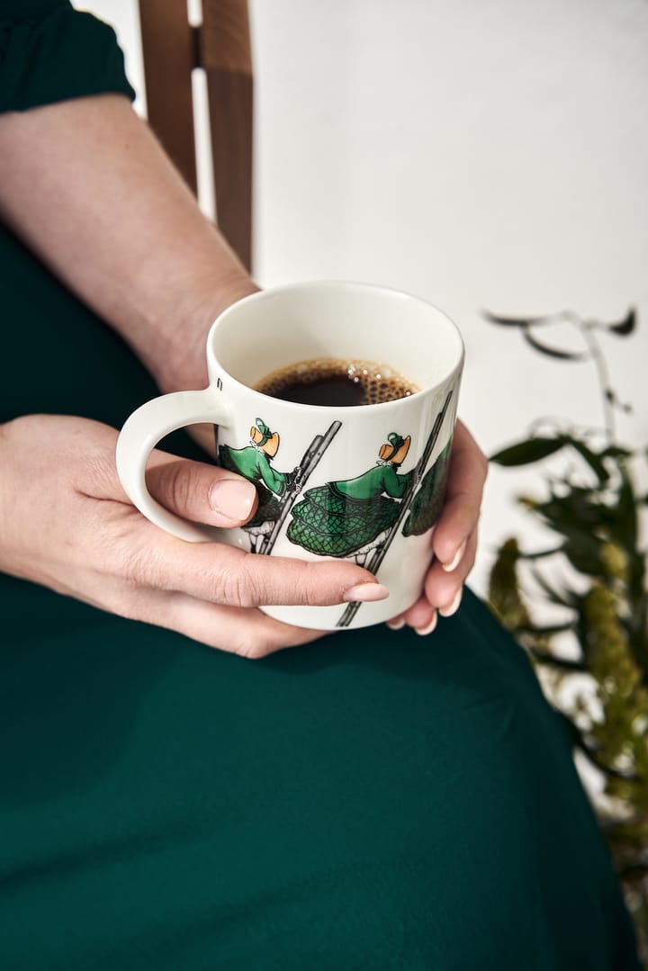 Tant Grön mugg med öra, 40 cl Design House Stockholm
