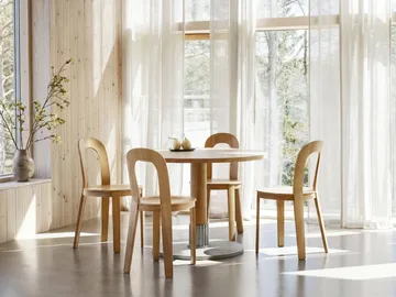 Tock Table matbord - Ek, Ø110x76 cm - Design House Stockholm