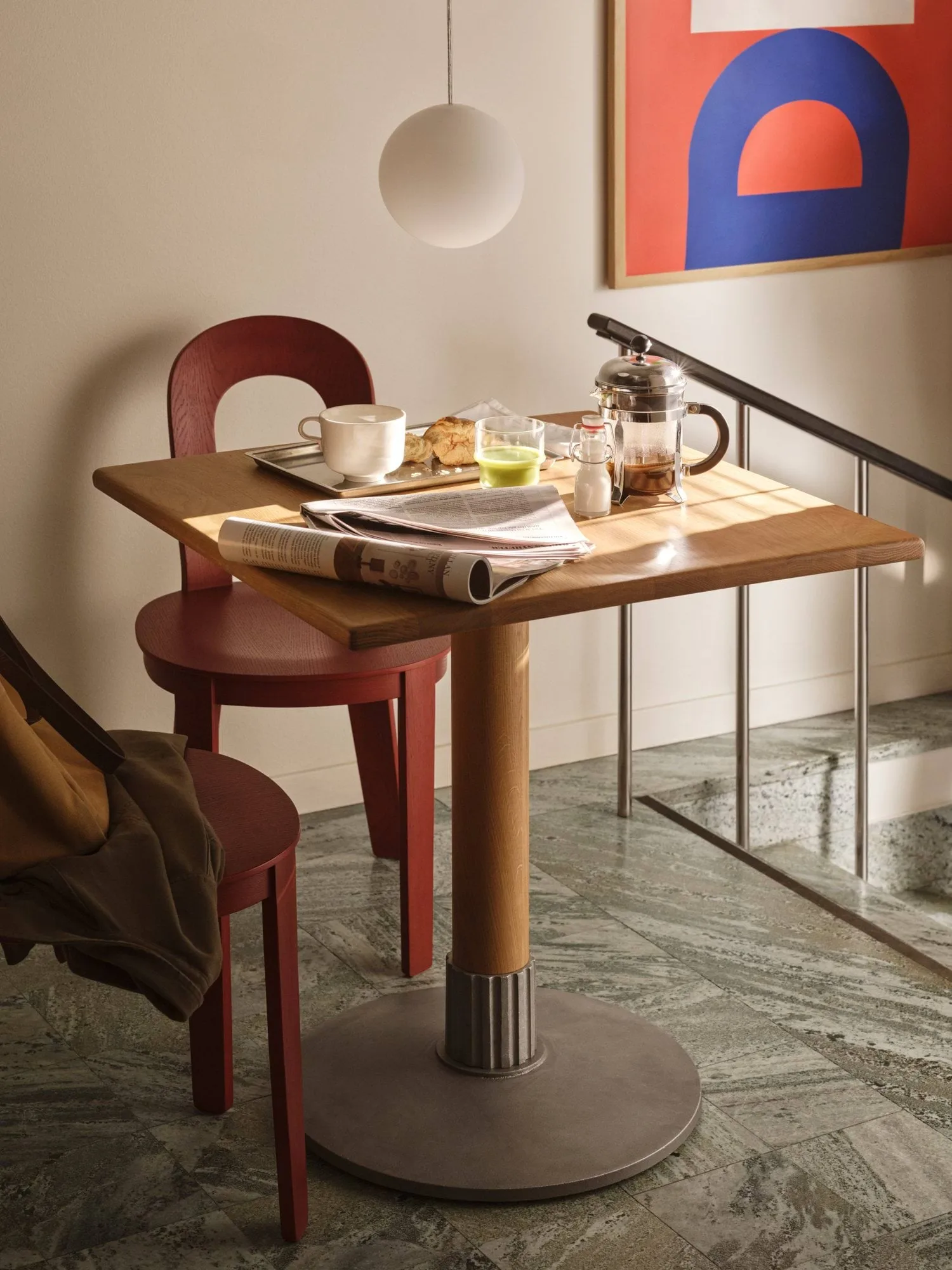Tock Table matbord, Ek, 75x75x76 cm Design House Stockholm