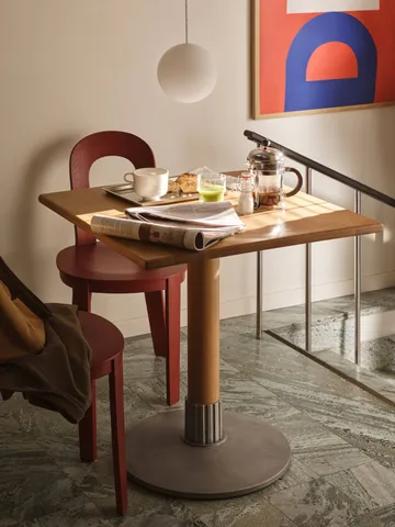 Tock Table matbord - Ek, 75x75x76 cm - Design House Stockholm