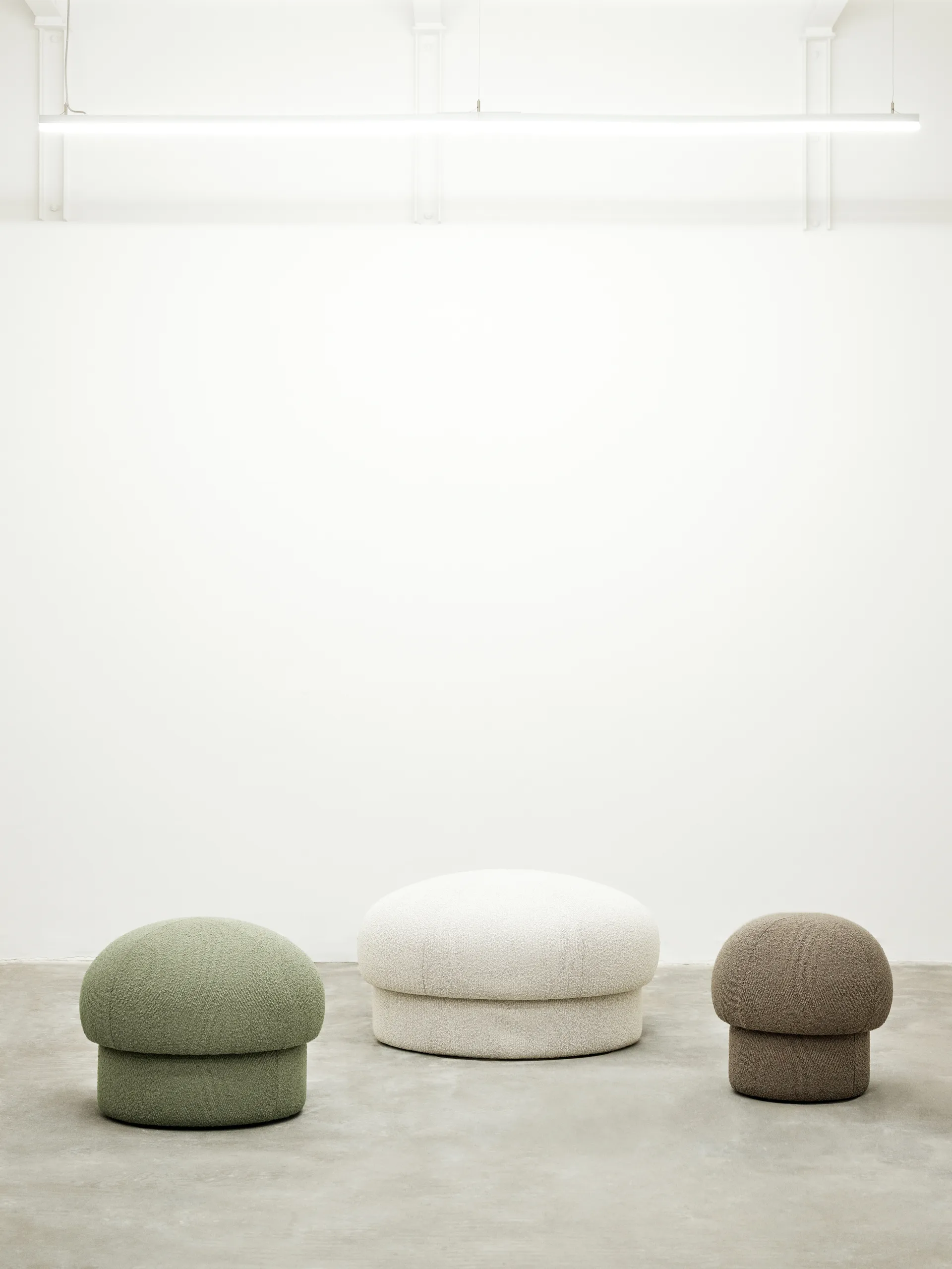 Uno puff Ø50 cm, Brown Design House Stockholm