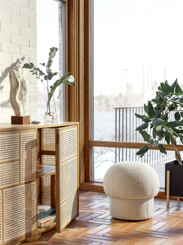 Uno puff Ø50 cm, Cream Design House Stockholm