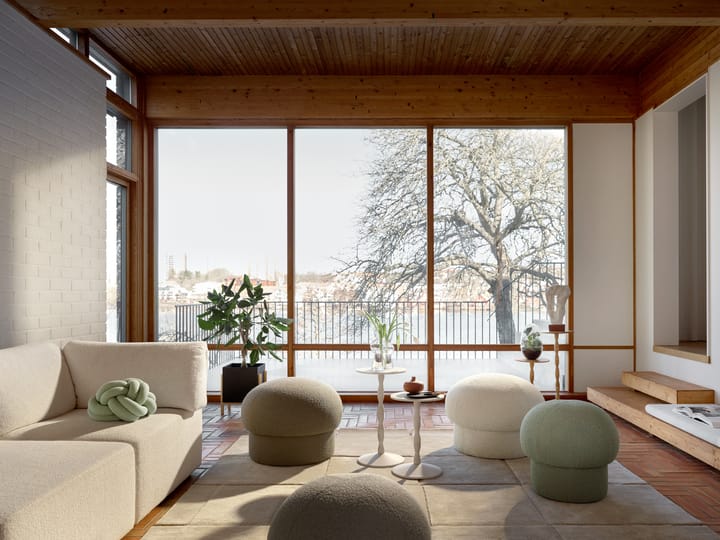 Uno puff Ø50 cm - Green - Design House Stockholm
