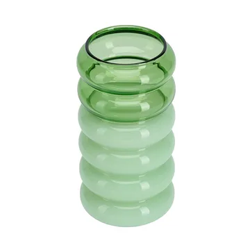 Bubble 2-i-1 vas och ljusstake 13,5 cm - Green - Design Letters
