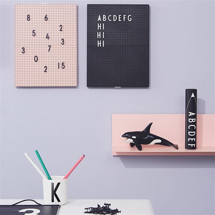Design Letters bokstavsbox, Svarta bokstäver Design Letters