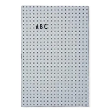 Design Letters bokstavstavla A3 - ljusgrå - Design Letters