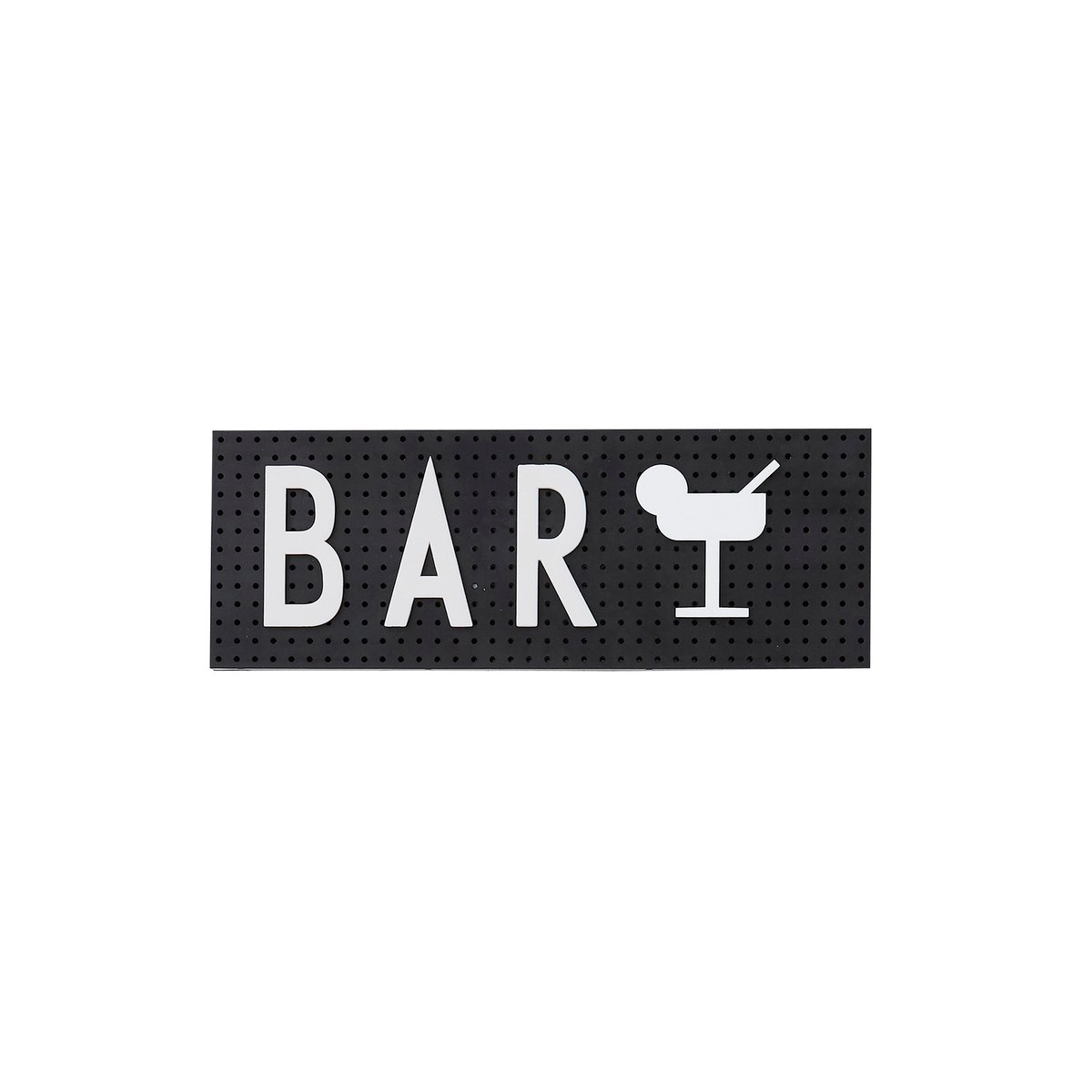 Design Letters bokstavstavla The Sign svart | Skandinavisk Design | Anslagstavlor | Svart