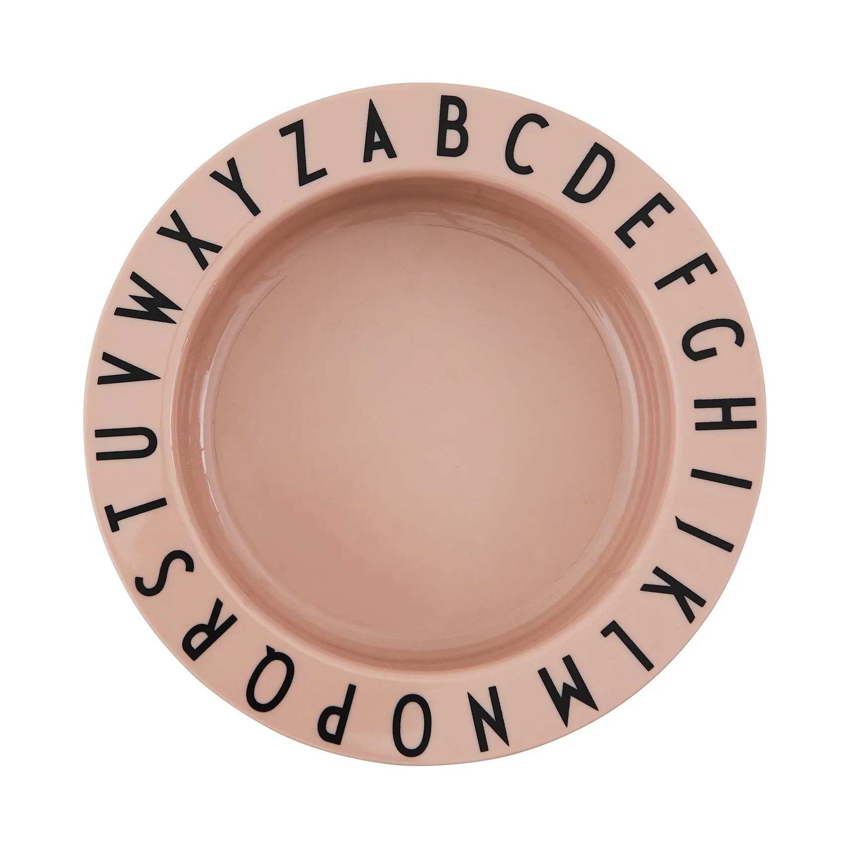 Design Letters Eat&Learn djup tallrik, Nude Design Letters