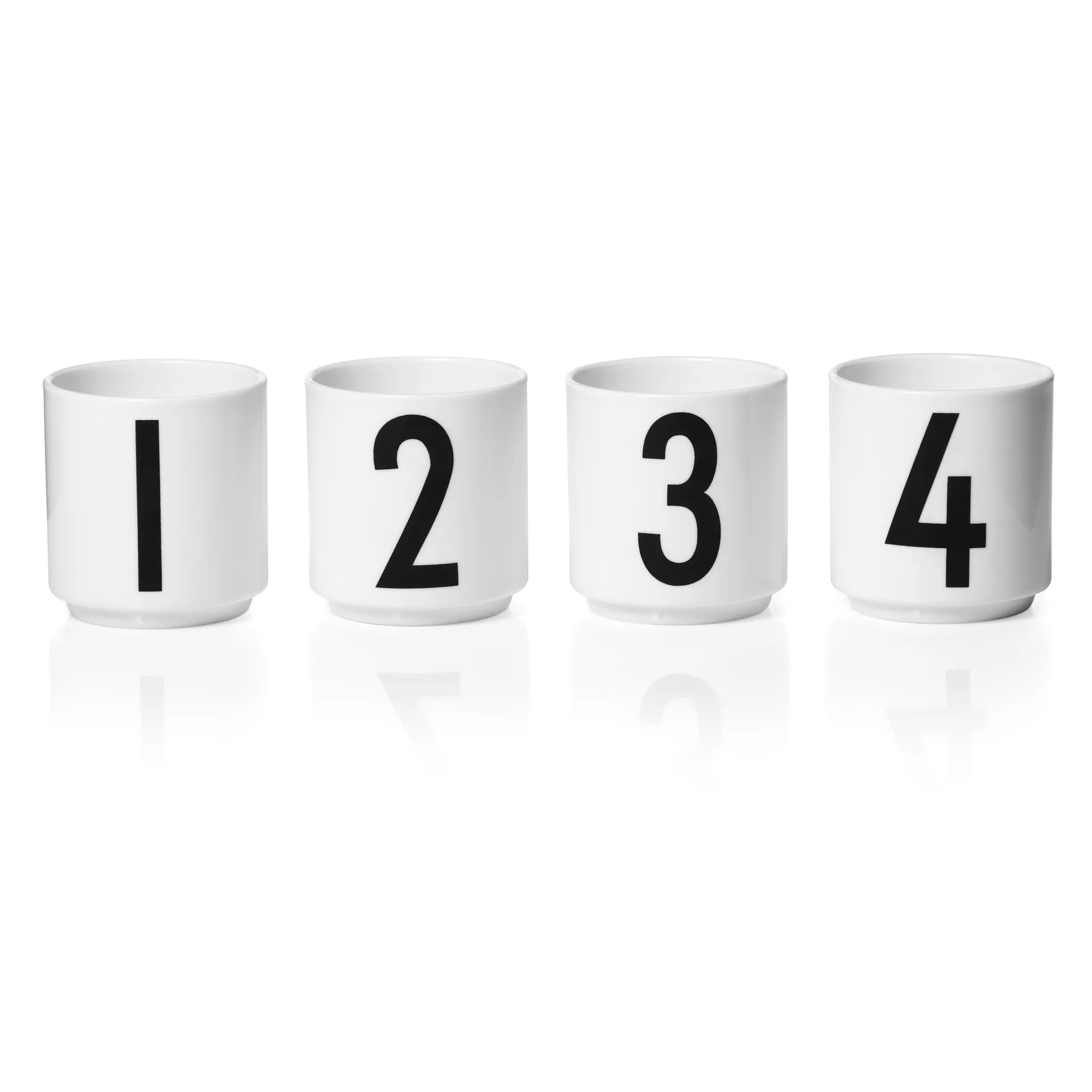 Design Letters espressokopp 4-pack, 4-pack Design Letters