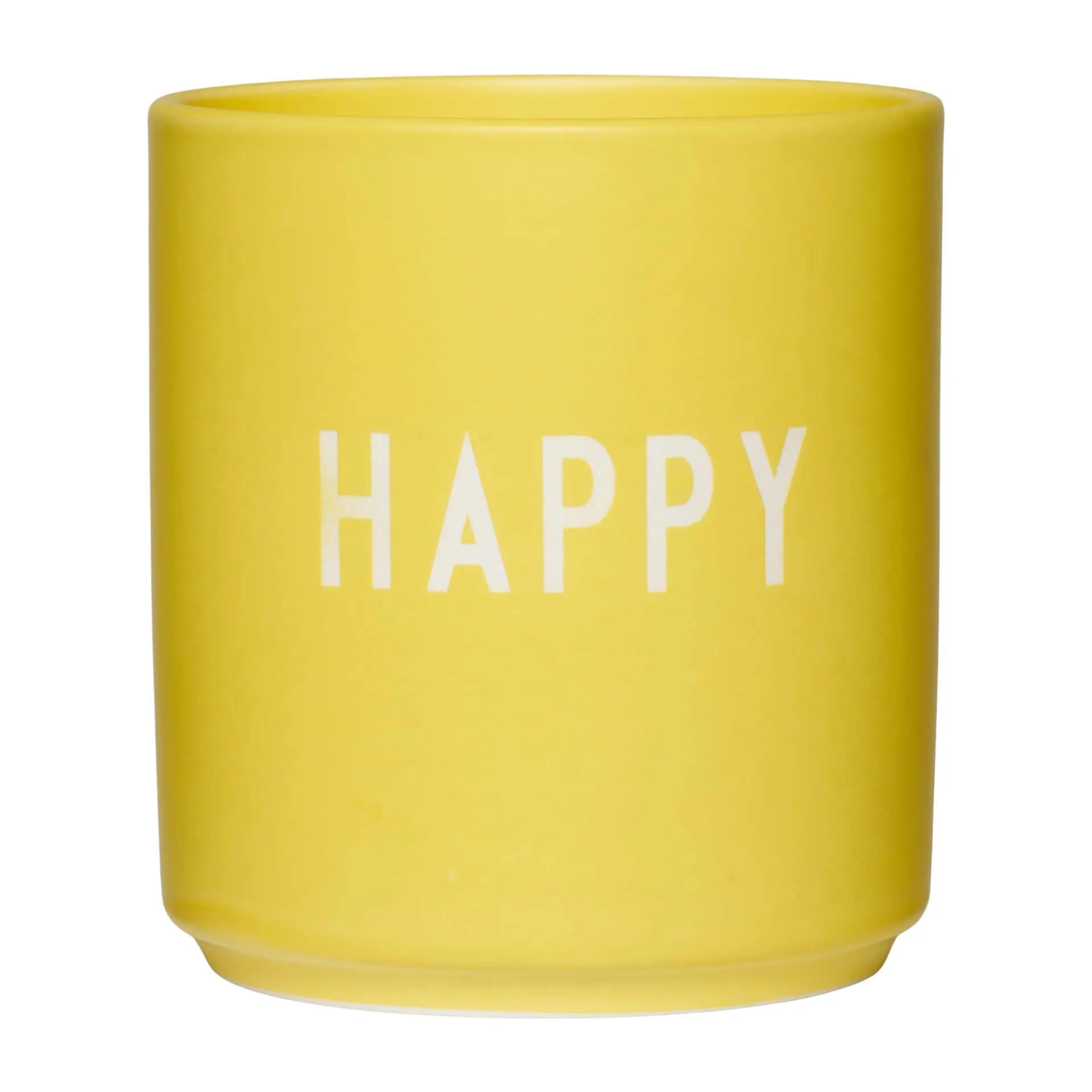 Design Letters favoritkopp 25 cl, Happy-yellow Design Letters