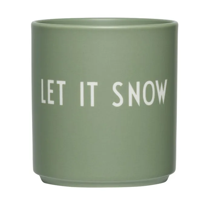 Design Letters favoritkopp 25 cl, Let it snow Design Letters