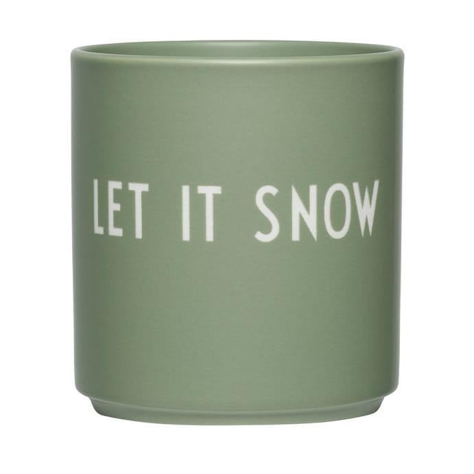 Design Letters favoritkopp 25 cl - Let it snow - Design Letters