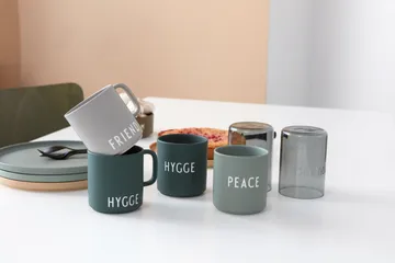 Design Letters favoritkopp med handtag 25 cl - Hygge-dark green - Design Letters
