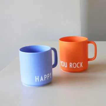 Design Letters favoritkopp med handtag 25 cl - Orange - Design Letters