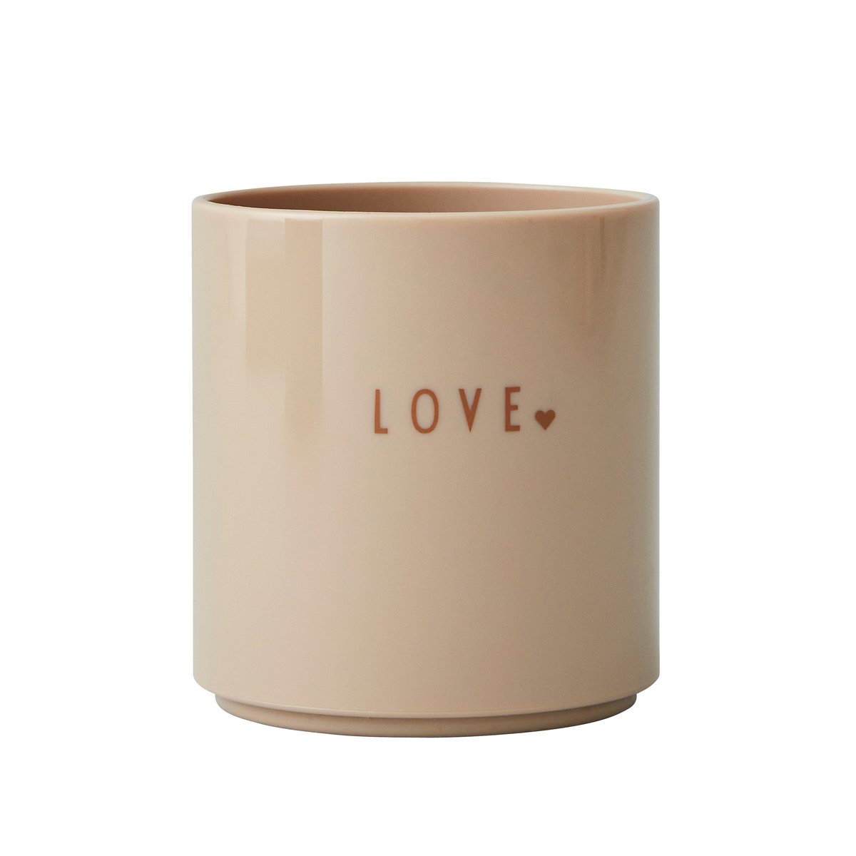 Design Letters favoritkopp mini Love (beige) | Skandinavisk Design | Barnserviser | Beige