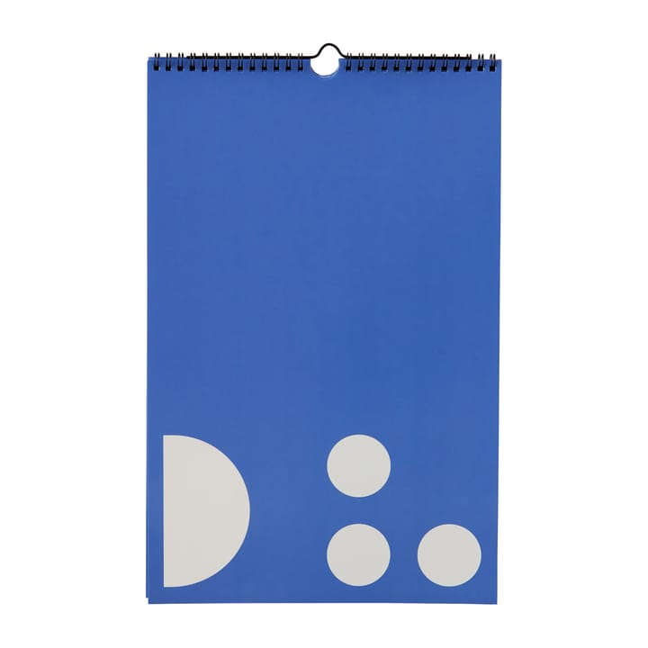 Design Letters månadsplanerare, Cobalt blue Design Letters