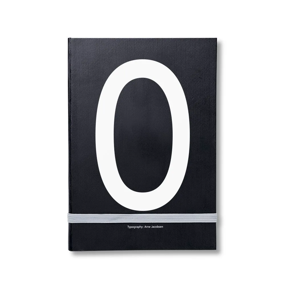 Design Letters personlig anteckningsbok, O Design Letters