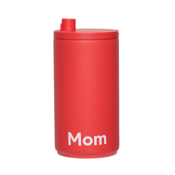 Design Letters resemugg 35 cl Mom-Coral | Skandinavisk Design | Termosmuggar | Röd