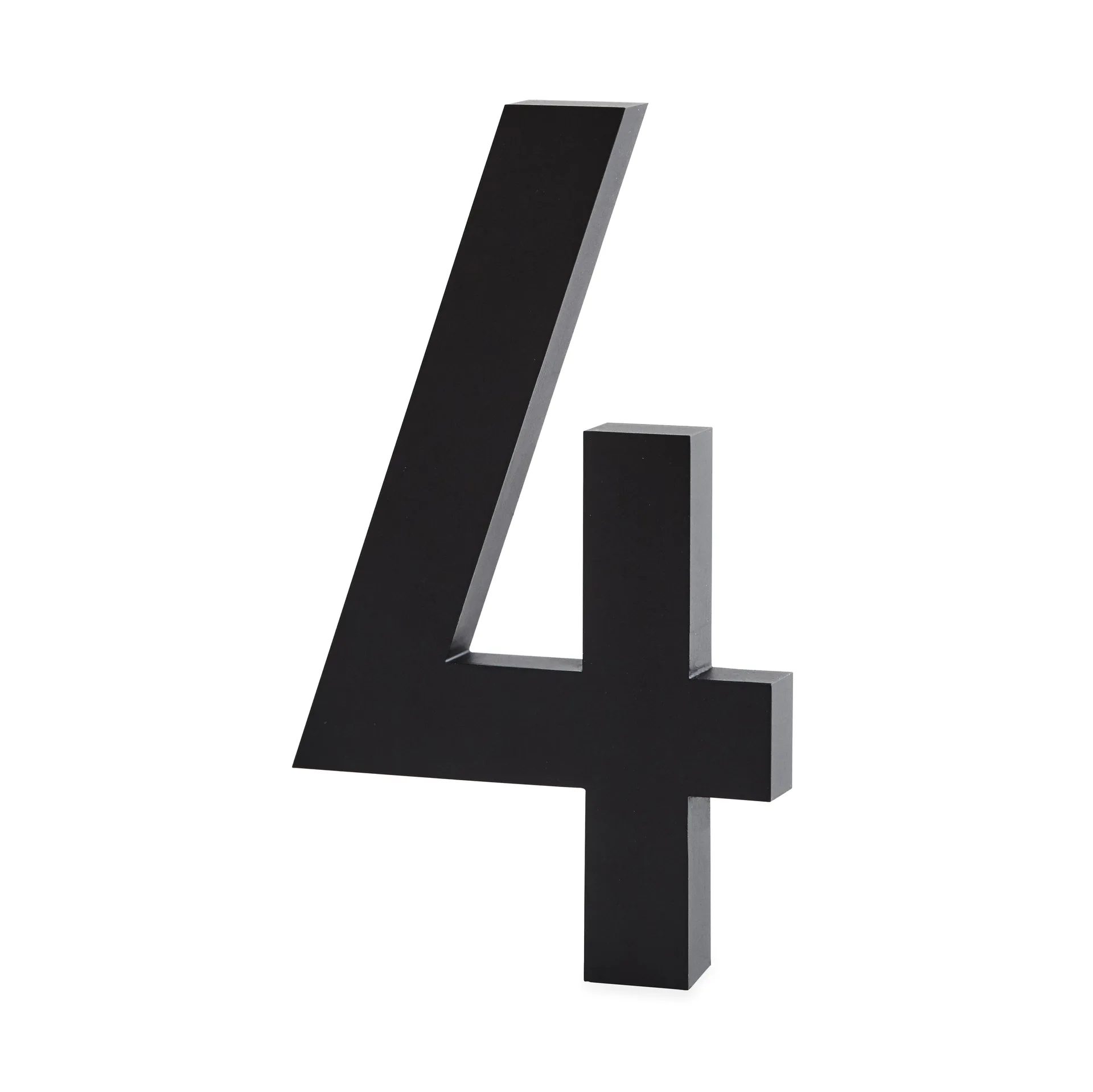 Design Letters siffror aluminium 100 mm, 4 Design Letters