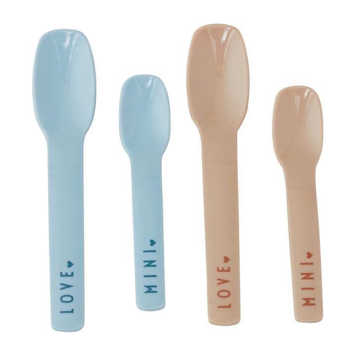 Design Letters sked favorit mini 4 delar - Light blue - Design Letters