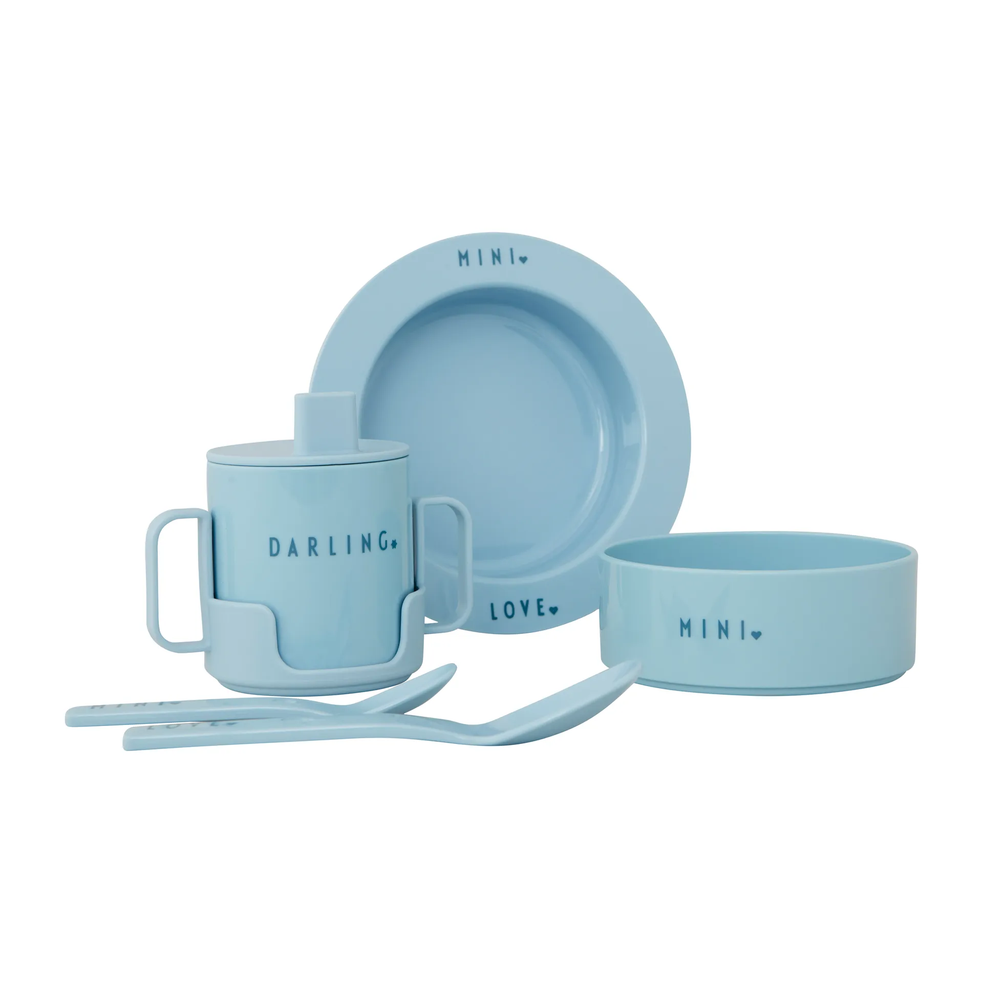 Design Letters startset favorit mini, Light blue Design Letters