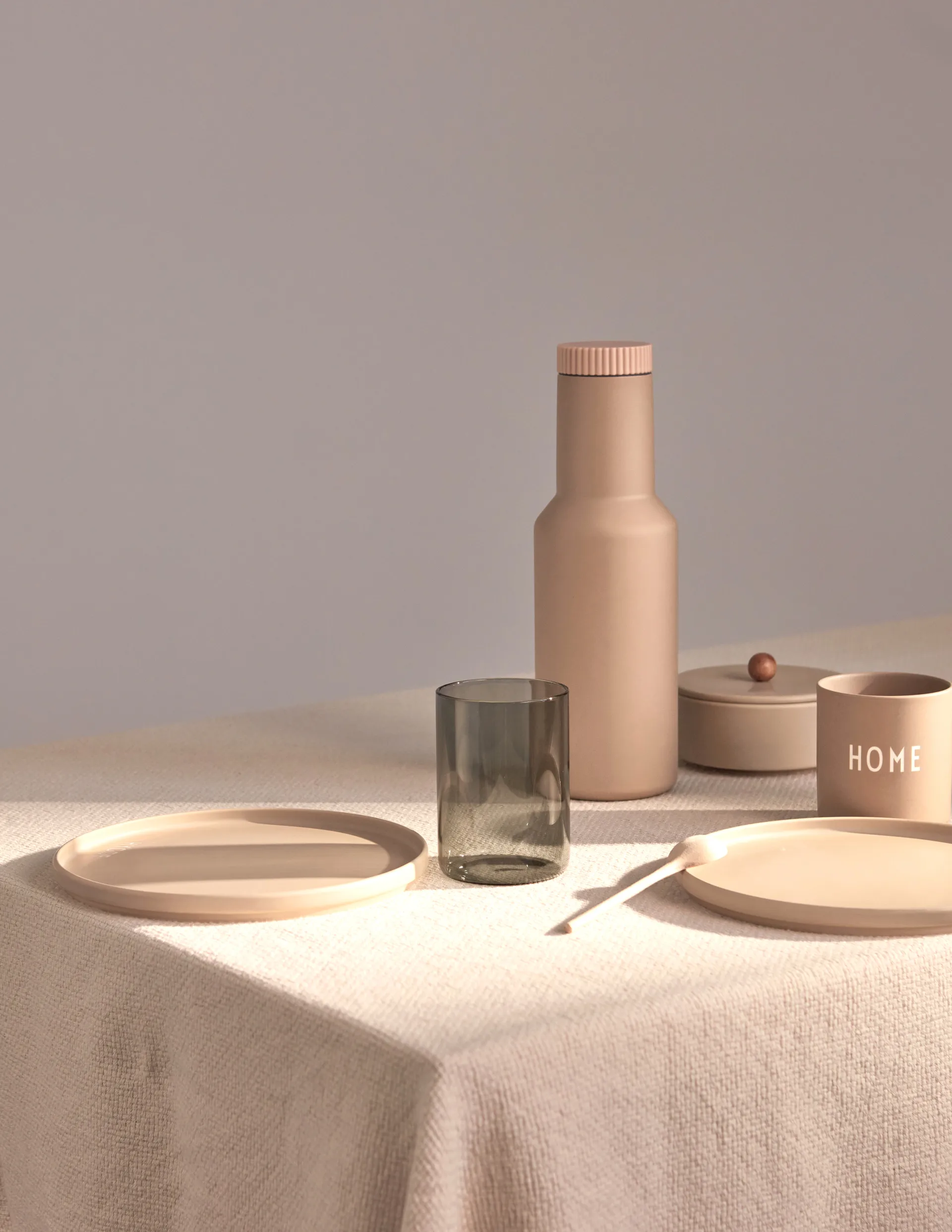 Design Letters termoskaraff tub 1 L, Beige Design Letters