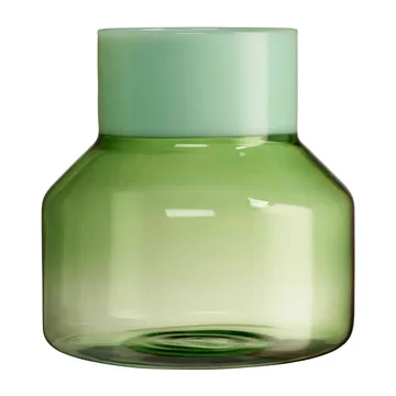 Generous vas large Ø16,5 cm - Milky green-green - Design Letters