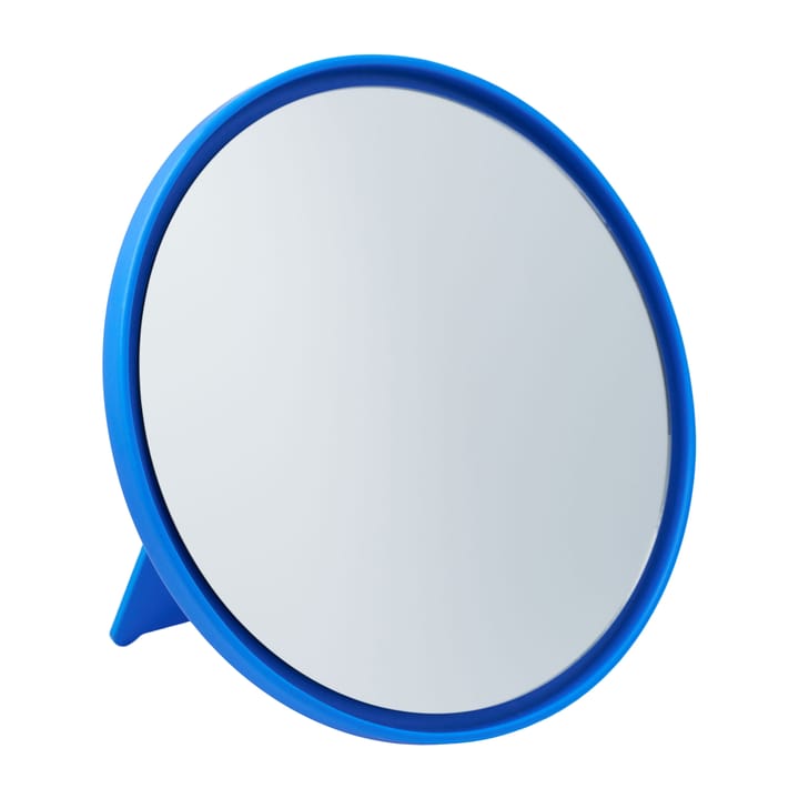 Mirror Mirror bordsspegel Ø21 cm, Cobalt blue Design Letters