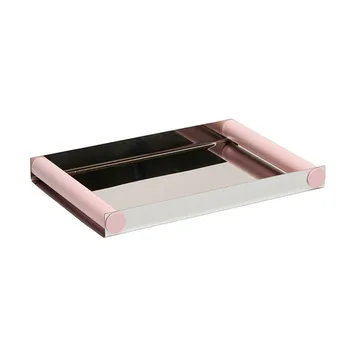 Ray tray disco bricka 20,5x30 cm - Creole pink-rostfritt stål - Design Letters