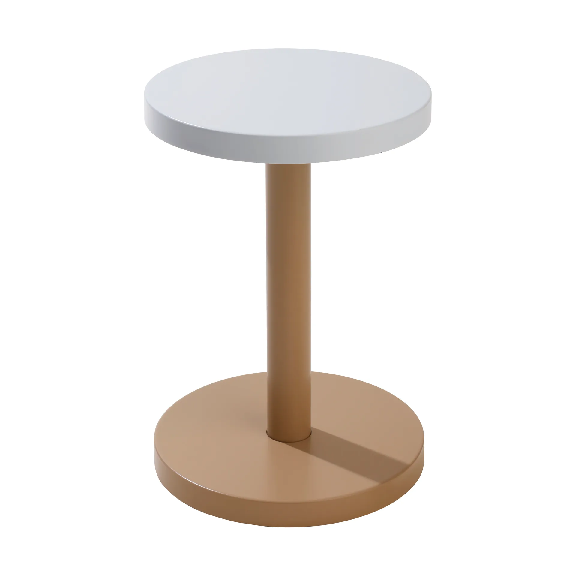 Stord rund pall Ø31x45 cm, Beige Design Letters