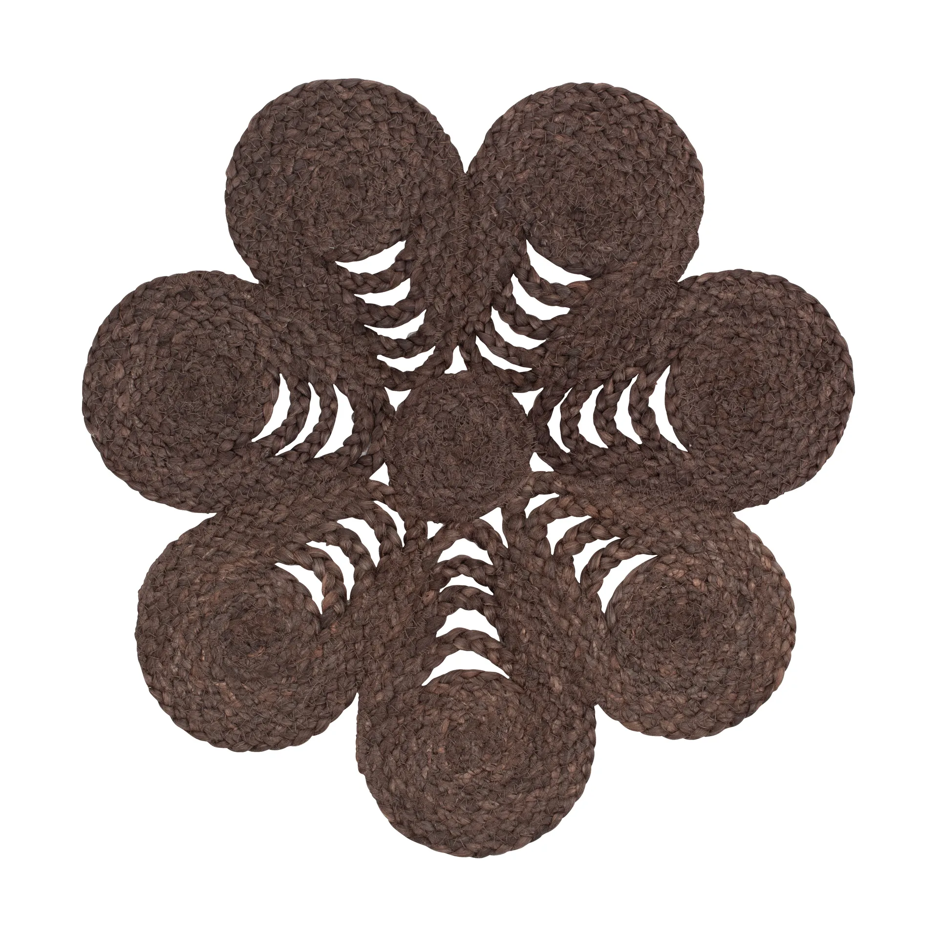 Elin bordstablett anemone Ø40 cm, Coffee Dixie