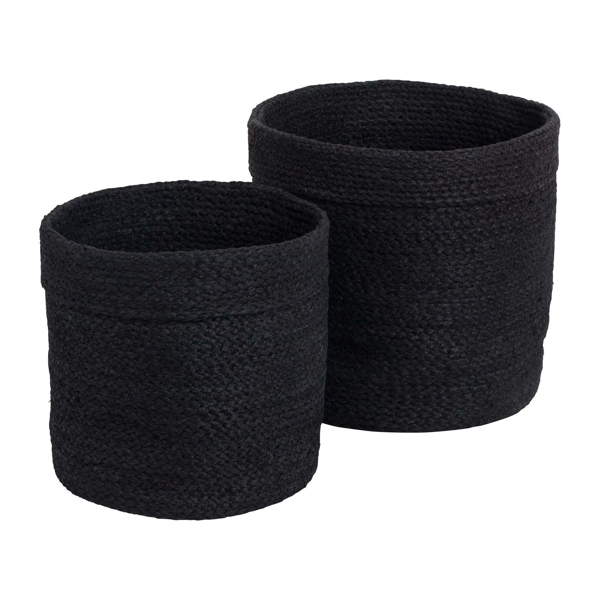 Elin förvaringskorg 2-pack, Svart Dixie
