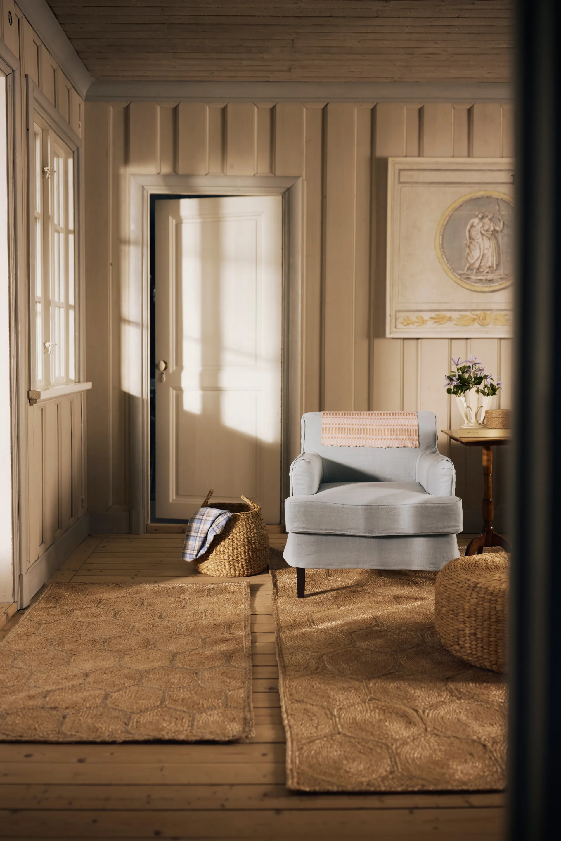 Elin matta, Honey comb natural, 90x150 cm Dixie