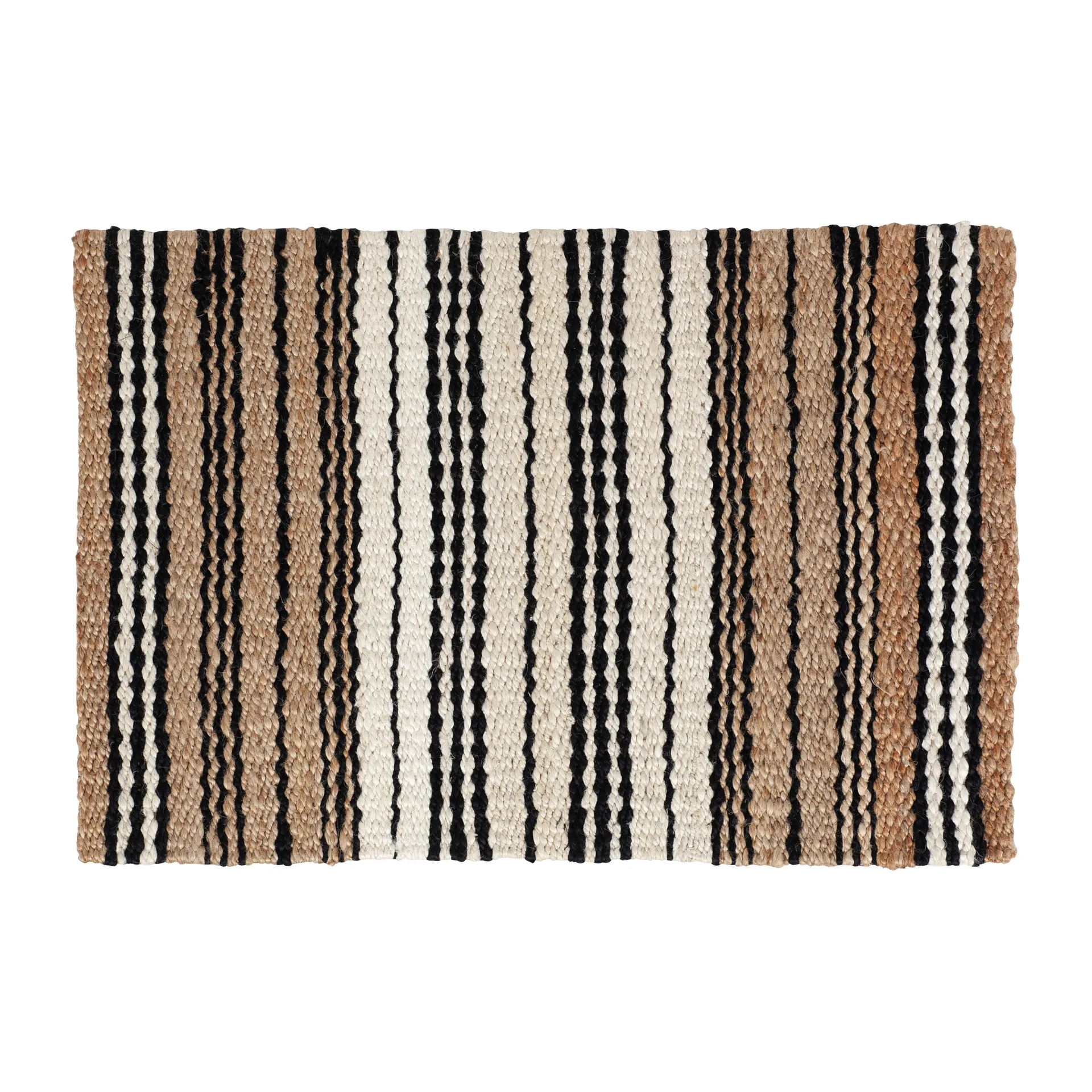 Elin striped dörrmatta, Naturmix, 60x90 cm Dixie