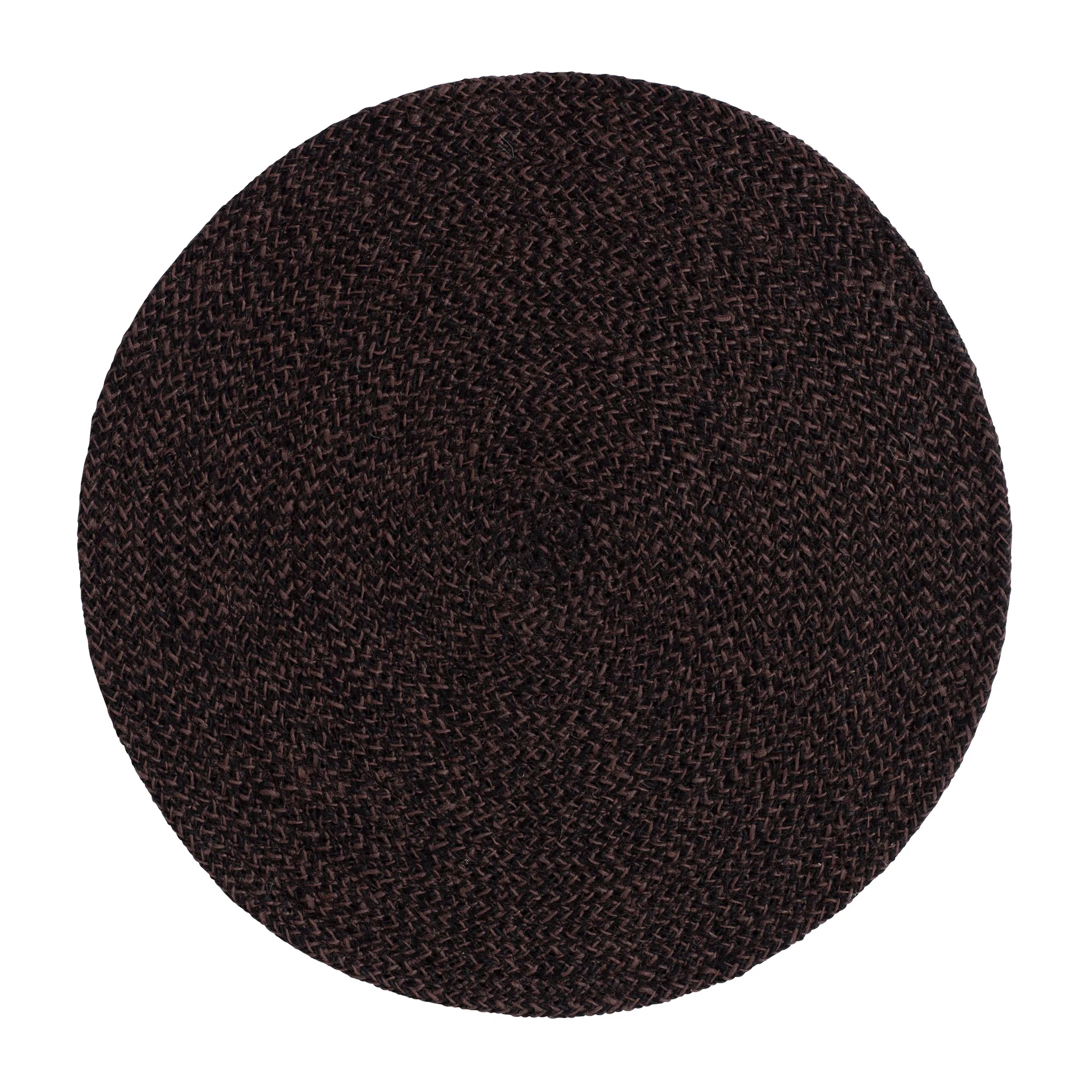 Ella bordstablett Ø38 cm, Brun-svart Dixie