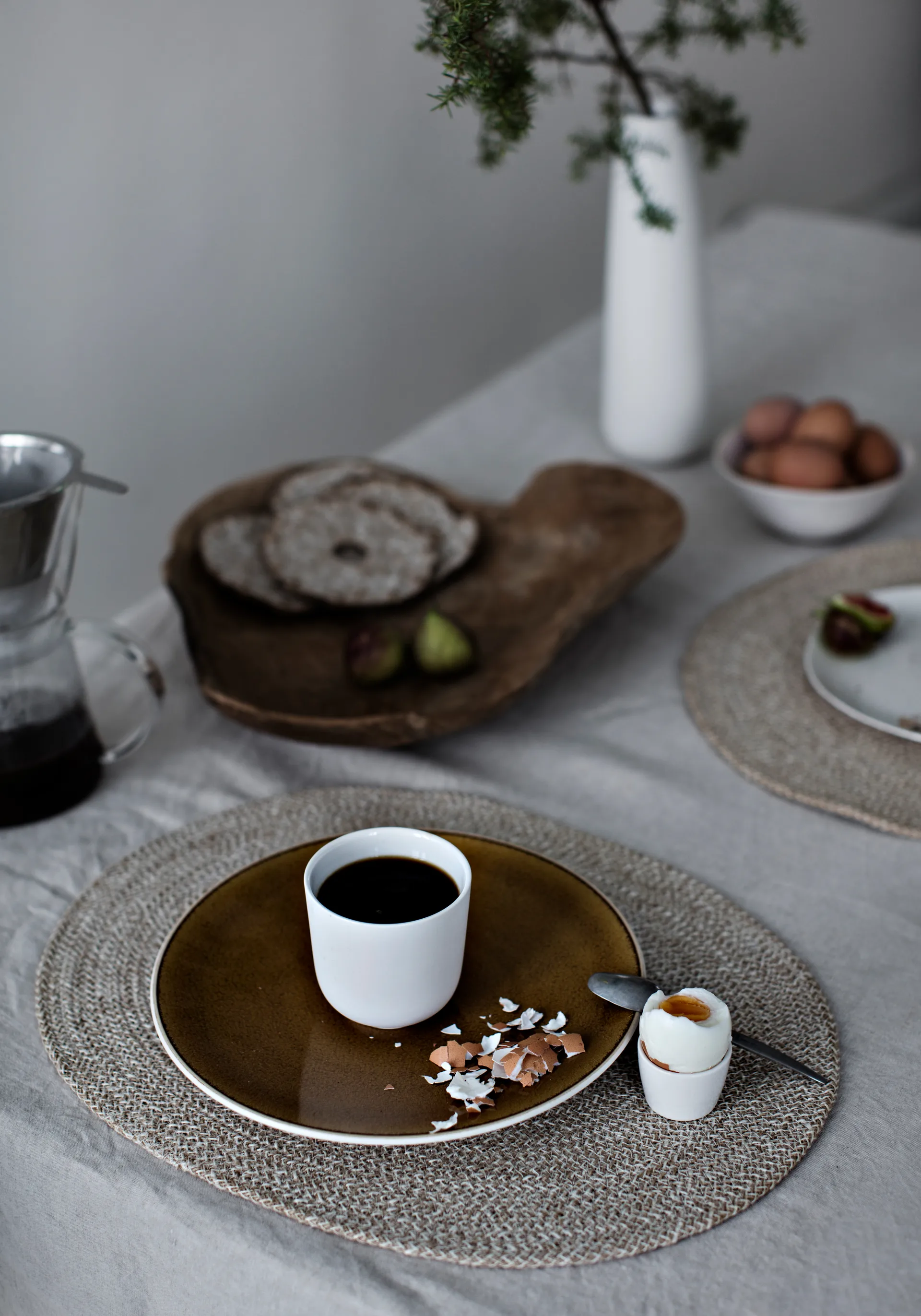 Ella bordstablett oval, Beige Dixie