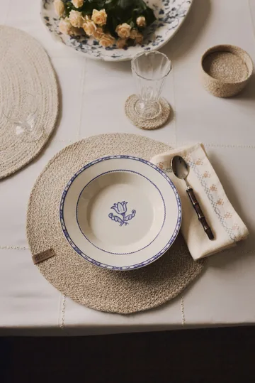 Ella glasunderlägg Ø10,5 cm 6-pack - Beige - Dixie