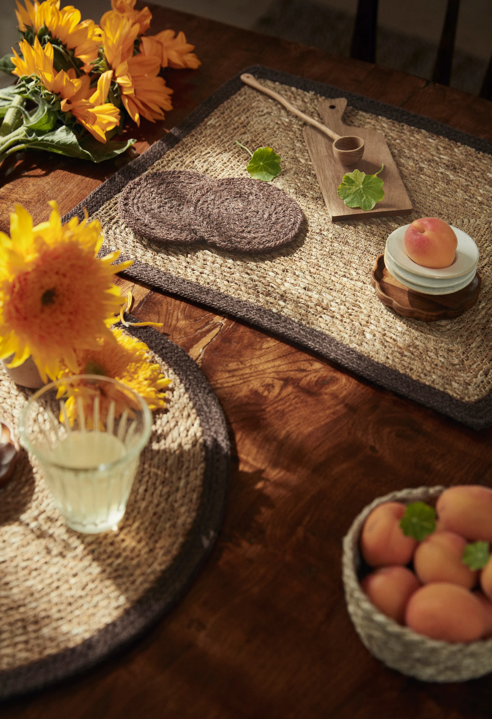 Emil bordstablett 35x47 cm, Natur-brun Dixie