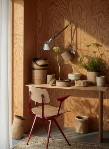 Emil brödkorg 3-pack - Natur-brun - Dixie