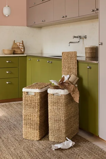 Esther flätad tvättkorg natur - 58 cm - Dixie