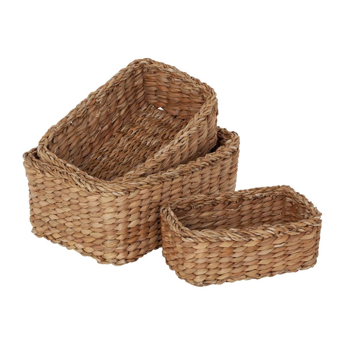 Dixie Esther förvaringslåda 3 delar Natural | Skandinavisk Design | Förvaringskorgar | Beige