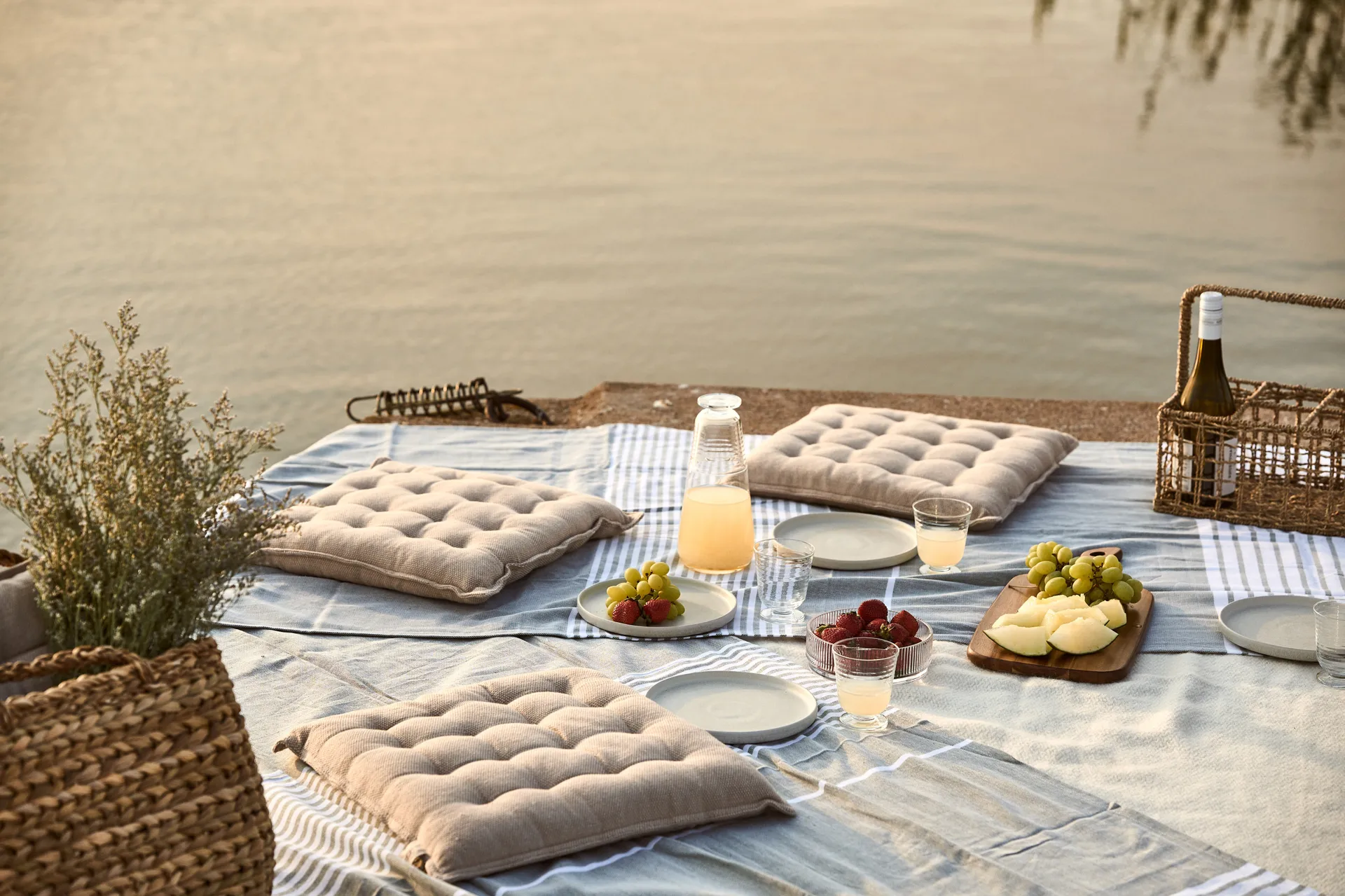 Esther väska 2 delar, Natural Dixie