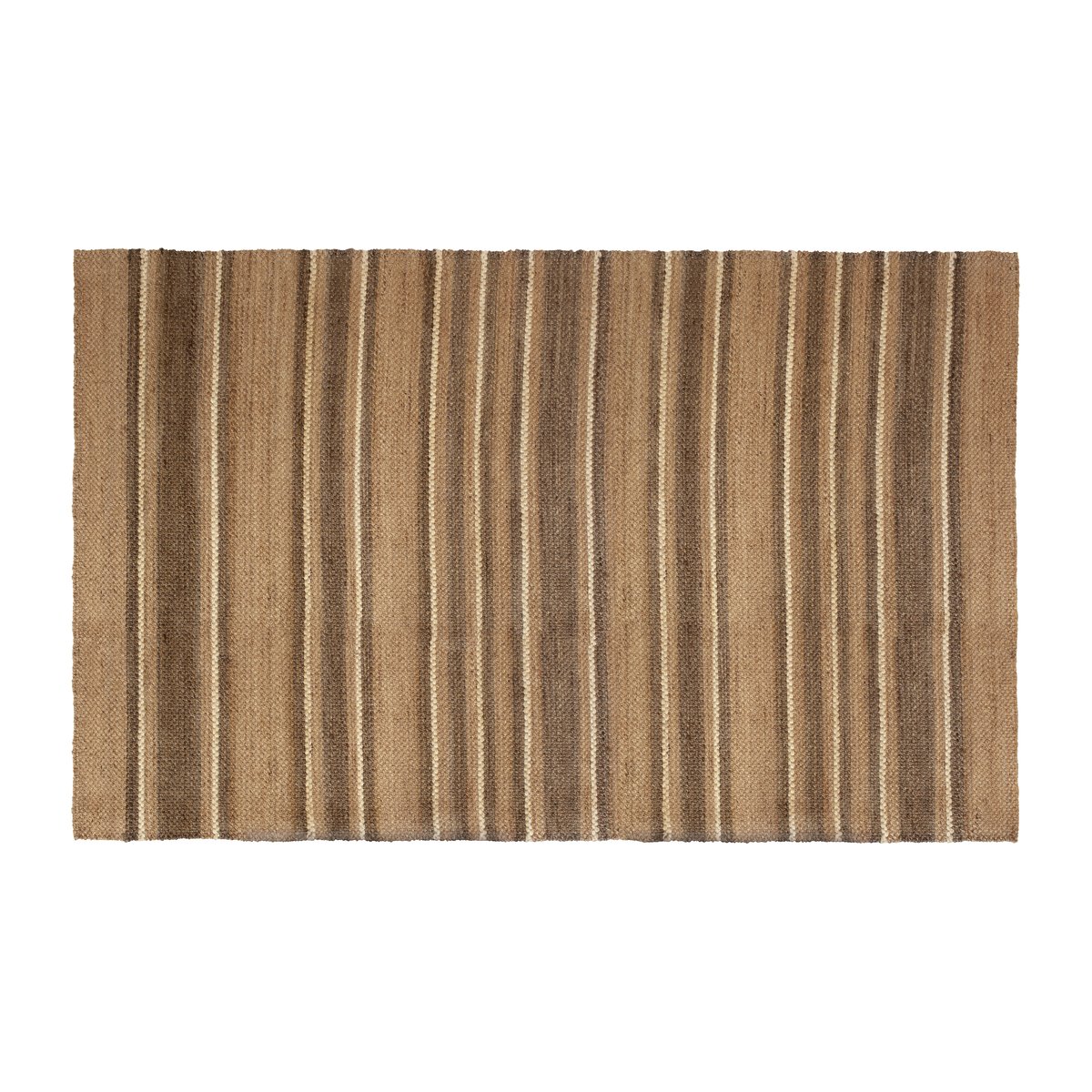 Dixie Fanny striped jutematta Natur, 190x290 cm | Skandinavisk Design | Lugg- & Ryamattor | Beige